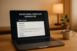 Sales Email Template Generator